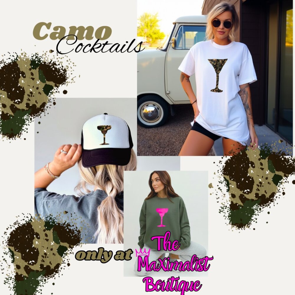 ✨Shop our exclusive Camo Cocktails Collection✨